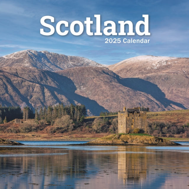 Scotland Square Mini Calendar 2025 front