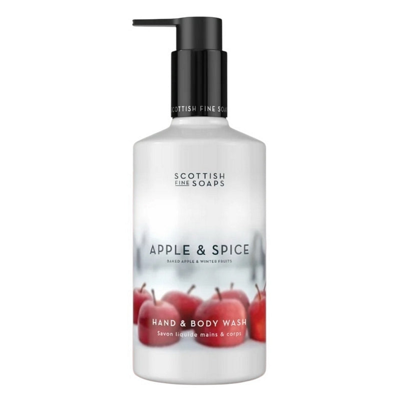 Scottish Fine Soaps Apple & Spice Hand & Body Wash 300ml front