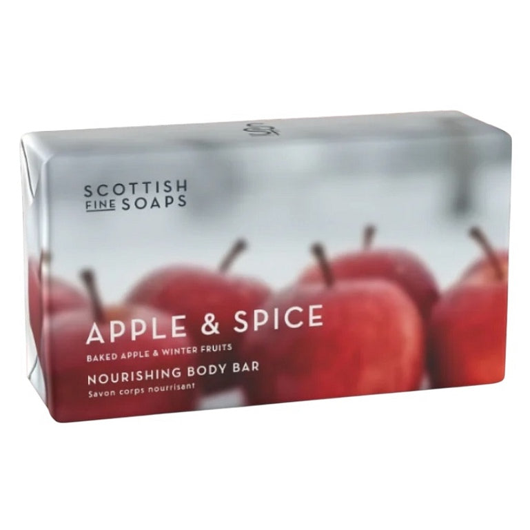 Scottish Fine Soaps Apple & Spice Luxury Soap Nourishing Body Bar