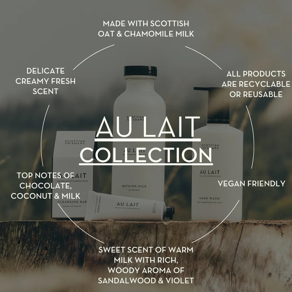 Scottish Fine Soaps Au Lait Signature Gift Set S20006 poster-style