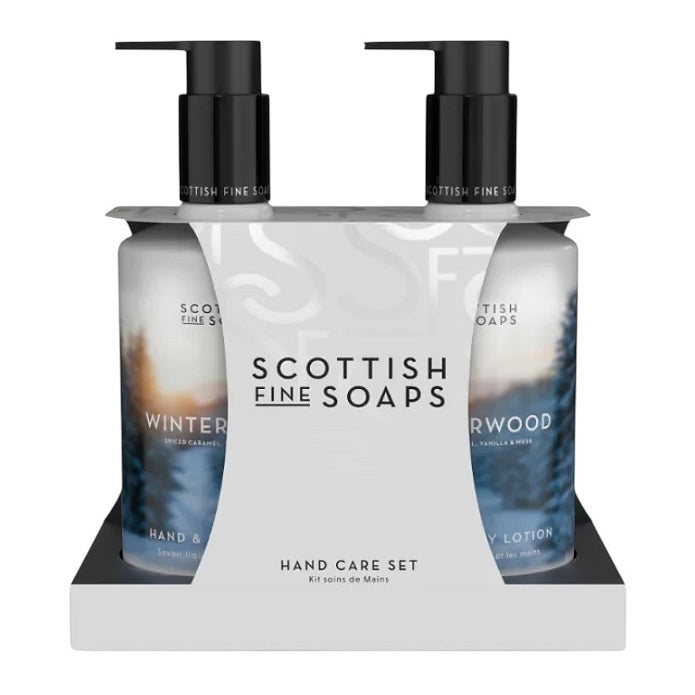 Scottish Fine Soaps Winterwood Caddy Wash & Lotion front