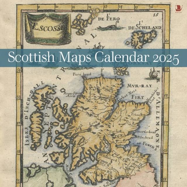 Scottish Maps Calendar 2025 front