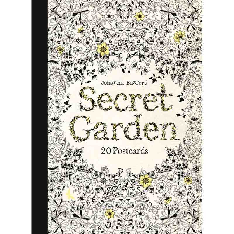 Secret Garden Postcards by Johanna Basford front