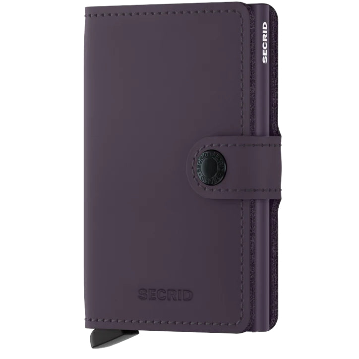 Secrid RFID Mini Wallet Matte Dark Purple front
