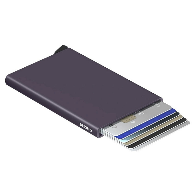 Secrid RFID Cardprotector Dark Purple with cards