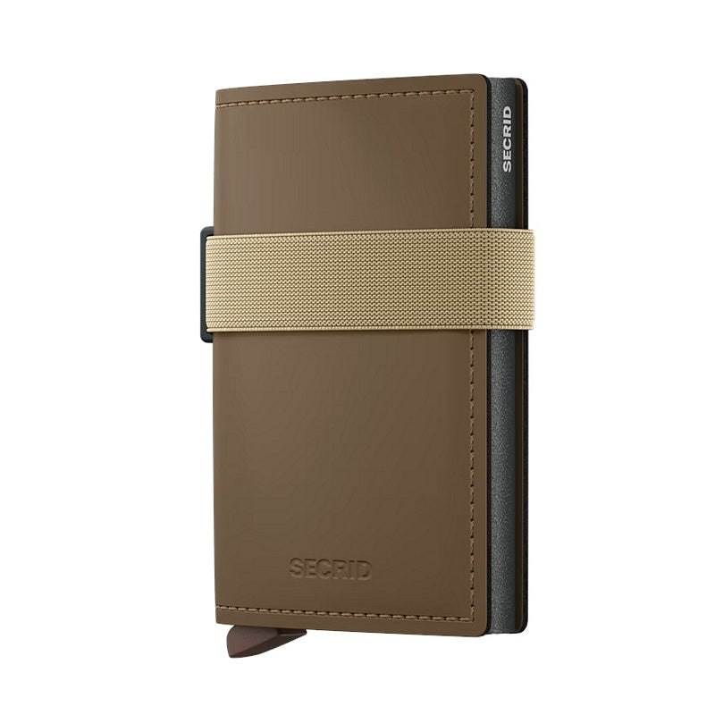 Secrid RFID Wallets Banded Wallet Matte Earth Beige front