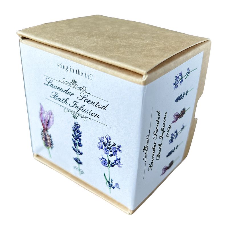 Sting In The Tail Botanical Bath Infusion Lavender box