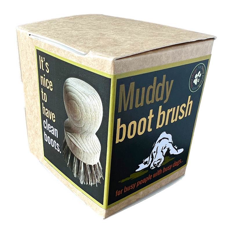 Sting In The Tail Dog Walker's Muddy Boot Brush in box