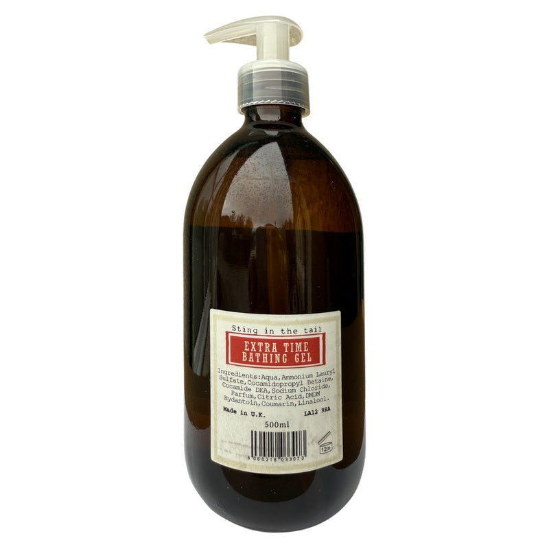 Sting In The Tail Football Bath & Shower Gel rear