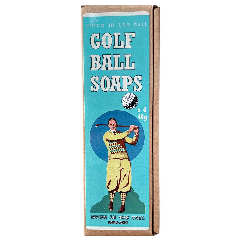 Sting In The Tail Golf Ball Soaps box front