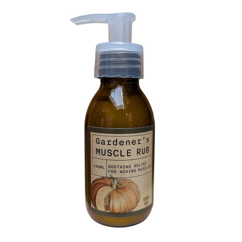 Sting In The Tail Gardener's Muscle Rub bottle front