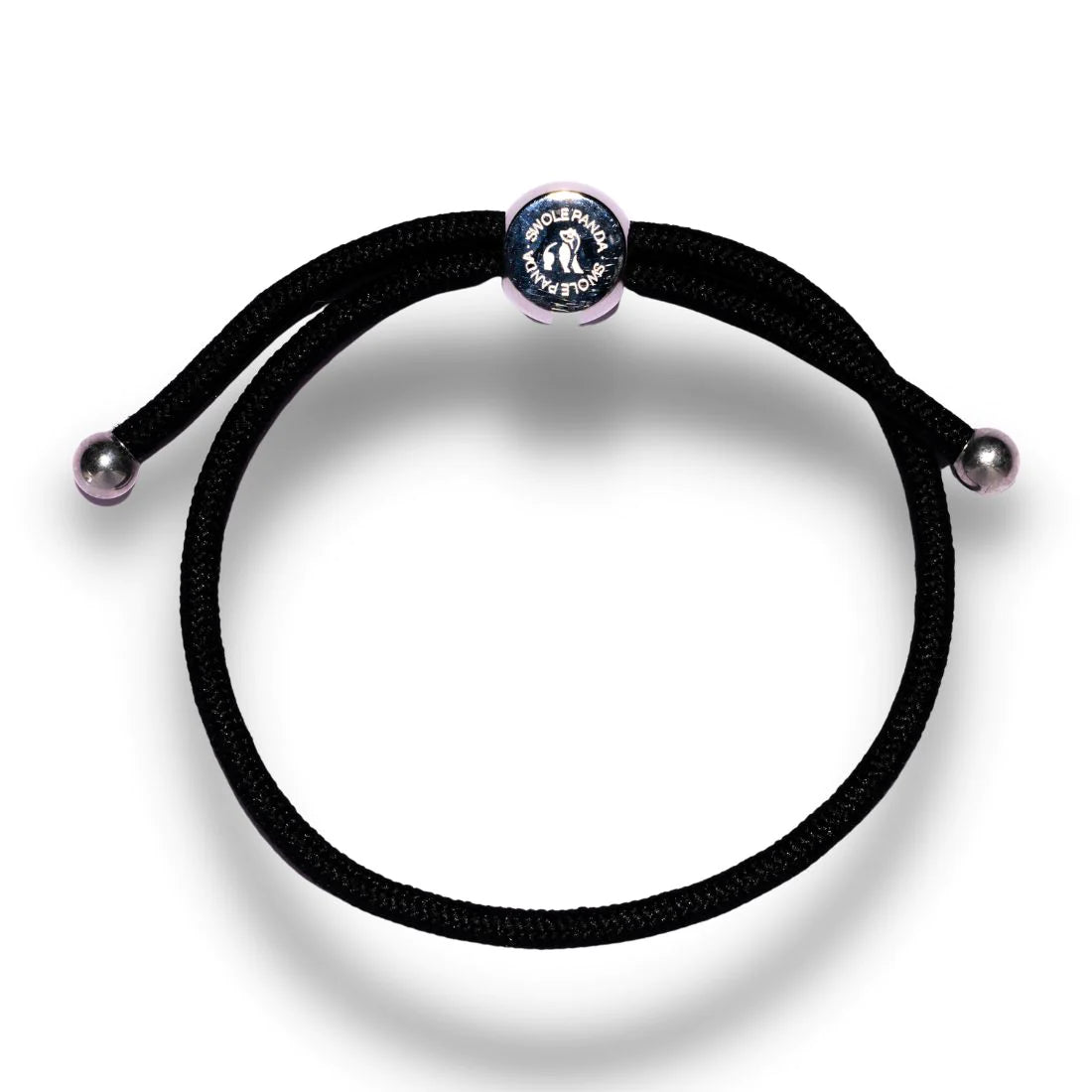 Swole Panda Rope Bracelet Jet Black SP-BR-05-M main