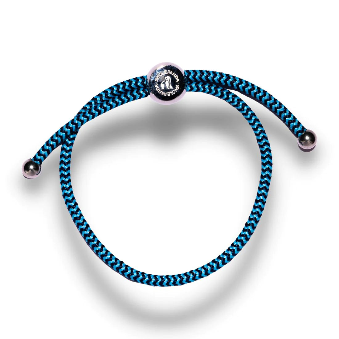 Swole Panda Rope Bracelet Sky Blue Zigzag SP-BR-06-M main