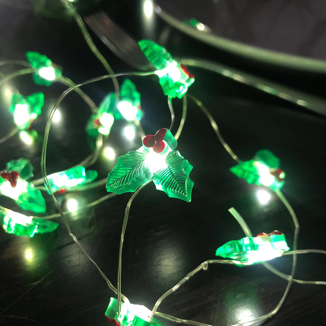 Talking Tables Green Holly String Lights BC-HOLLY-LIGHTS-V2 lifestyle 2