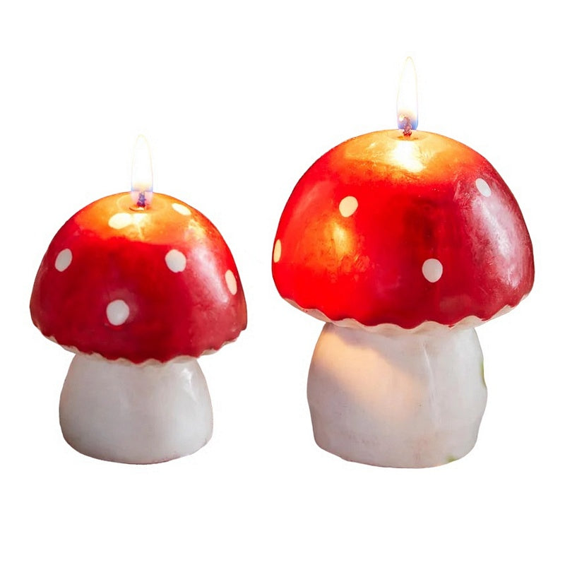 Midnight Forest Mushroom Candle