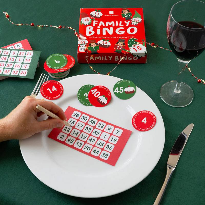 Talking Tables Nutcracker Family Bingo Game NUT-FAM-BINGO lifestyle