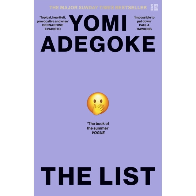 The List by Yomi Adegoke Paperback Book front