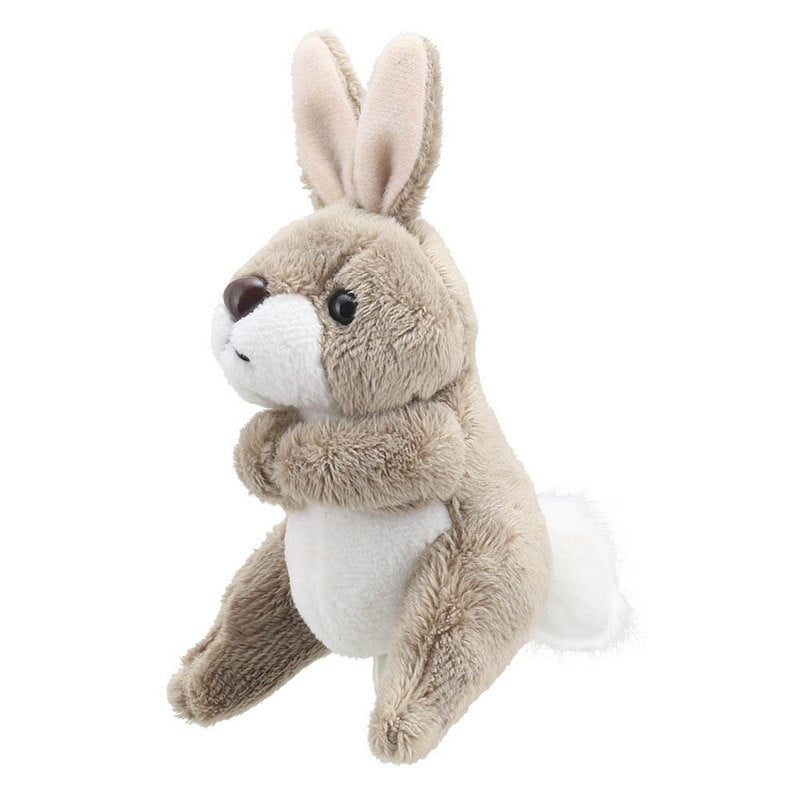 The Puppet Company Finger Puppets Rabbit Grey PC020234 angle