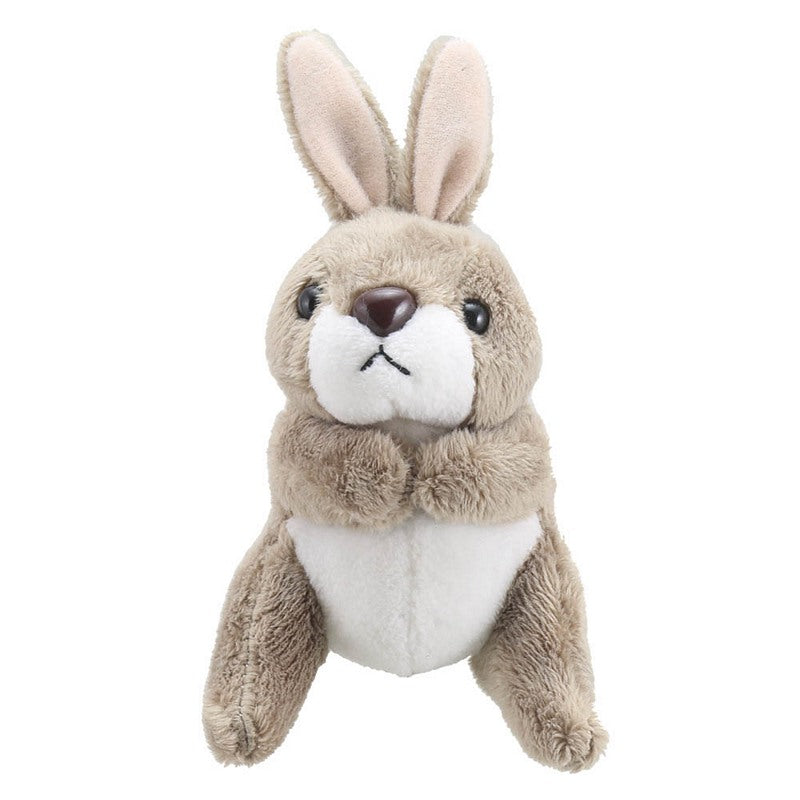 The Puppet Company Finger Puppets Rabbit Grey PC020234 front