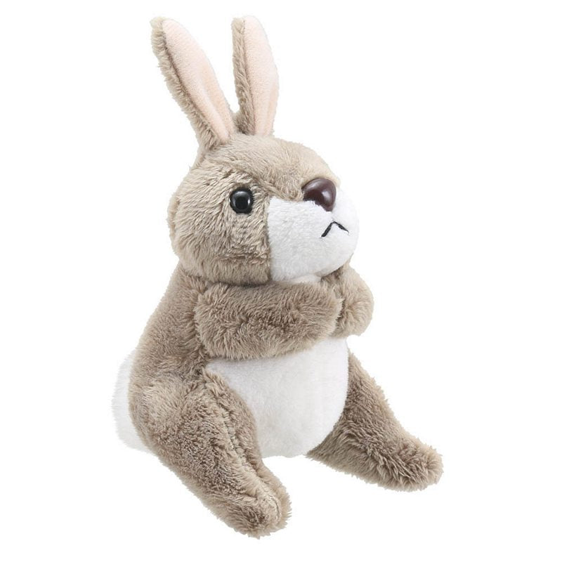 The Puppet Company Finger Puppets Rabbit Grey PC020234 angle
