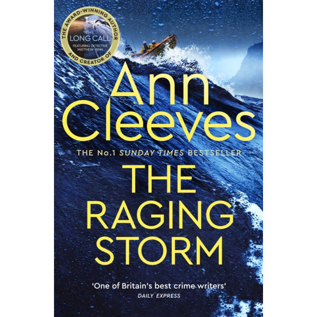 The Raging Storm by Ann Cleeves Paperback Book front