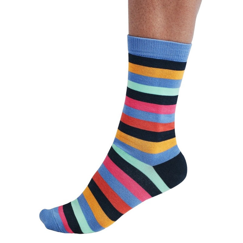 Thought Fashion Tatum Rainbow Pattern Bamboo 4 Sock Gift Box style 2