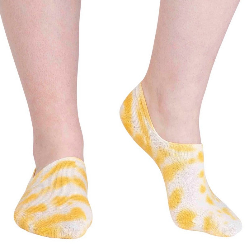 Thought Clothing Anca Bamboo No Show Ladies Socks Yellow SPW840 front