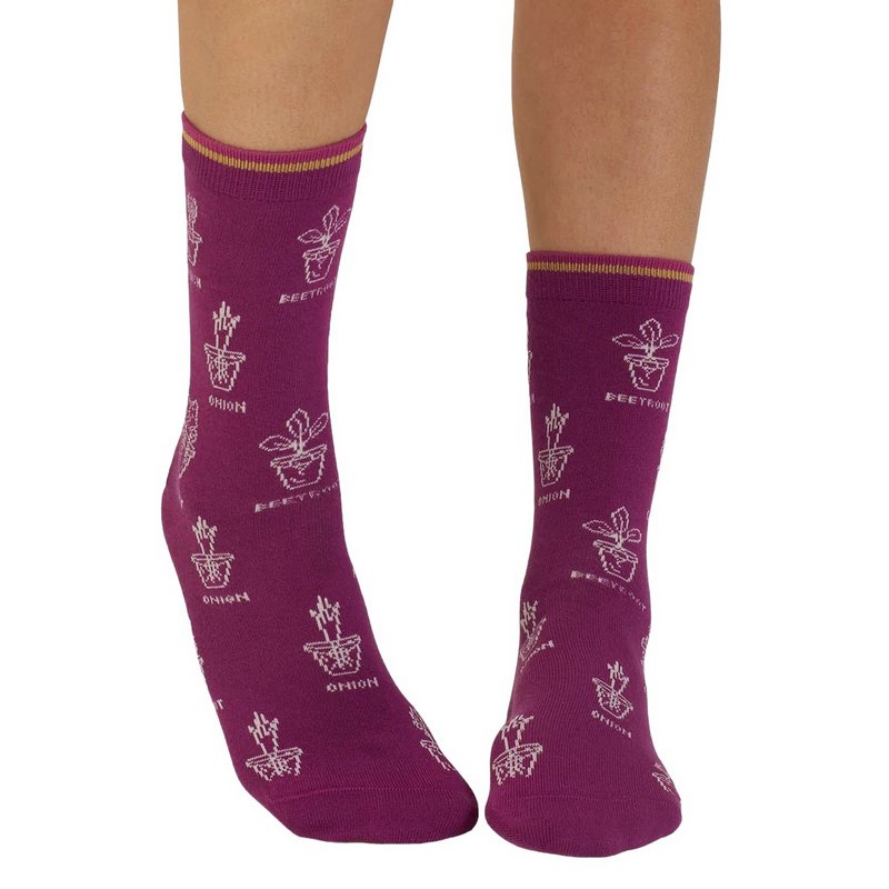 Thought Fashion Ginney Patterned Bamboo 7 Pack Sock Gift Box Style 3