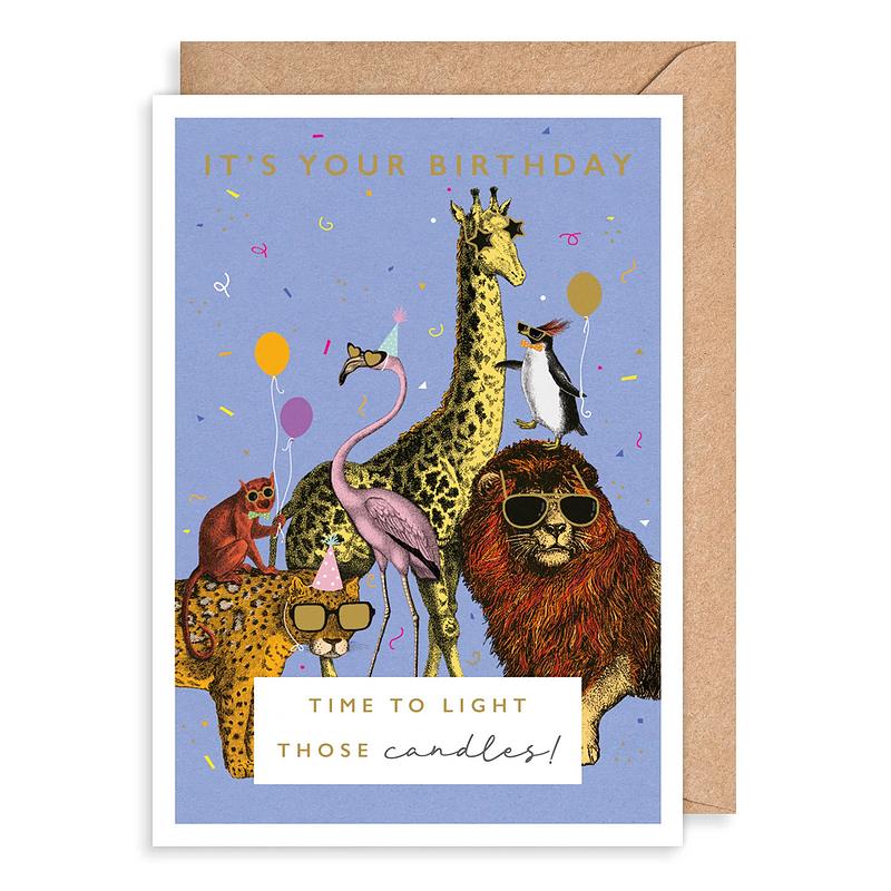Time To Light Those Candles Birthday Card NR30 front