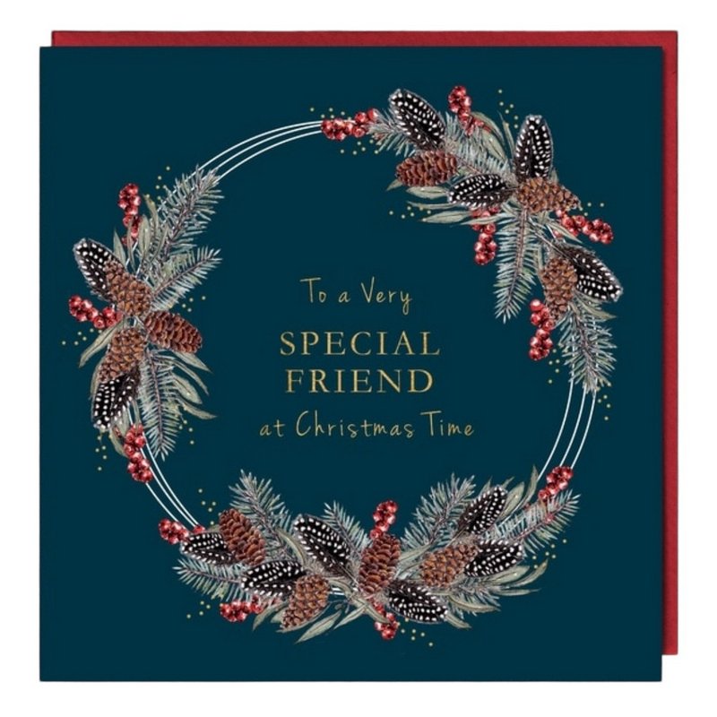 To A Very Special Friend at Christmas Time EFX11 front