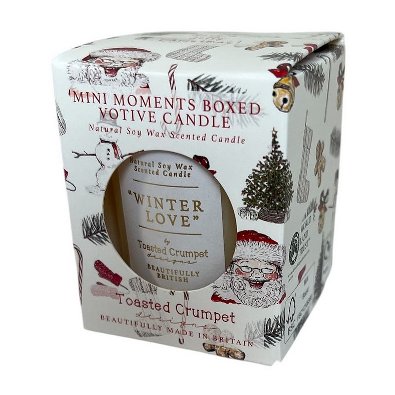 Toasted Crumpet Boxed Votive Candle All Things Jolly Winter Love MV56 main