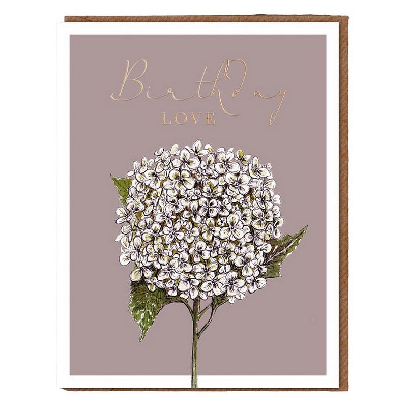 Toasted Crumpet Blanc Collection Hydrangea Birthday Love