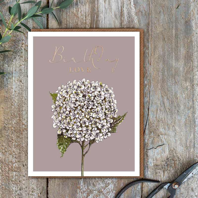 Toasted Crumpet Designs Blanc Collection Hydrangea Birthday Love BL01 lifestyle