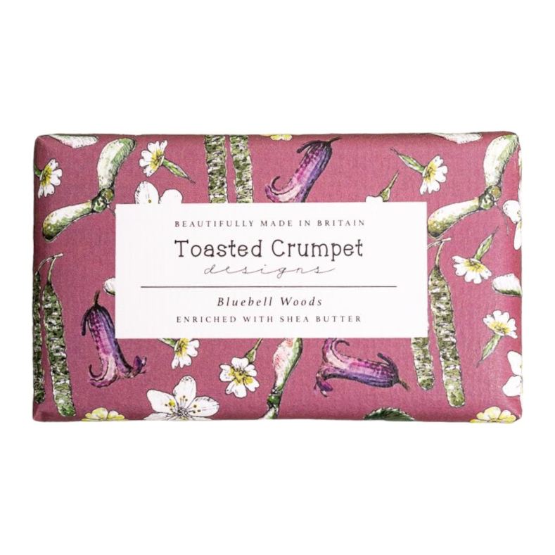 Toasted Crumpet Designs Bluebell Woods Soap SO31 front