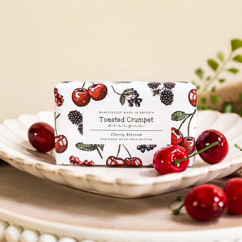 Toasted Crumpet Designs Cherry Blossom Soap SO65 lifestyle
