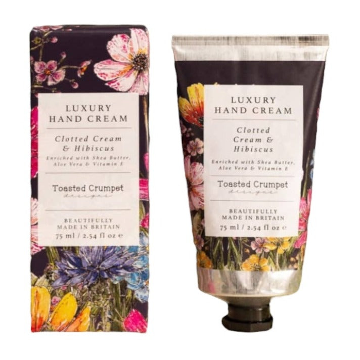 Toasted Crumpet Designs Clotted Cream and Hibiscus Luxury Hand Cream HC74 main