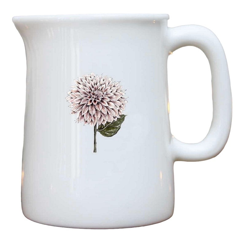 Toasted Crumpet Designs Dahlia Mini Bone China Jug Boxed FJ338 front