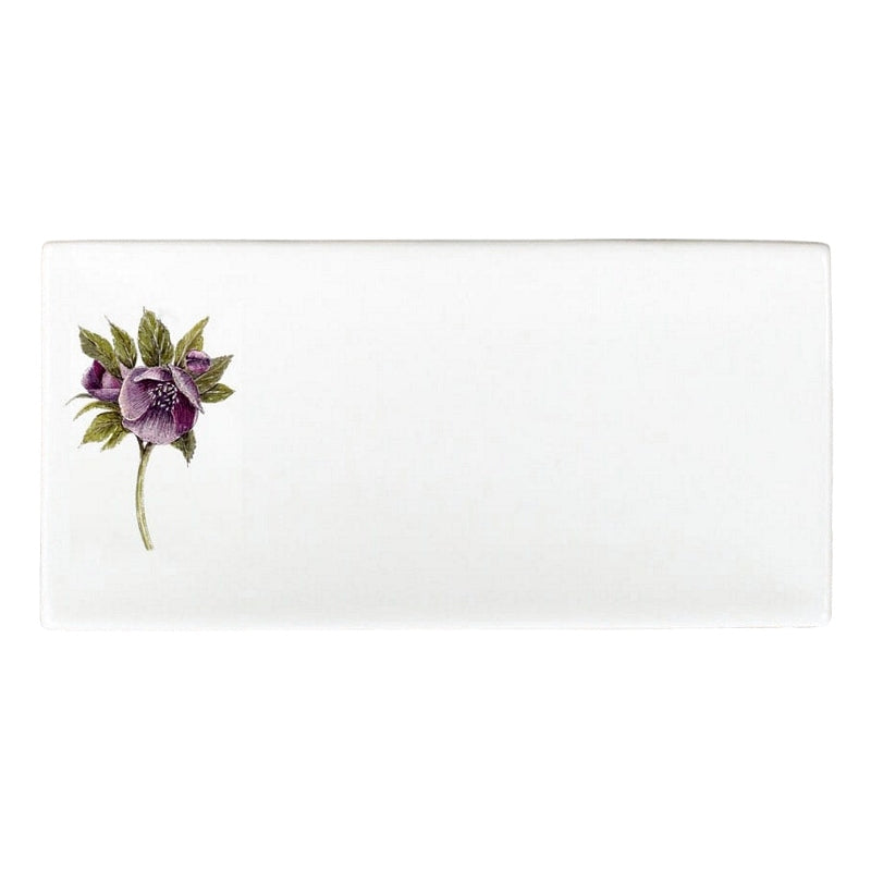 Toasted Crumpet Designs Hellebore Rectangular Soap Dish FSD34 main