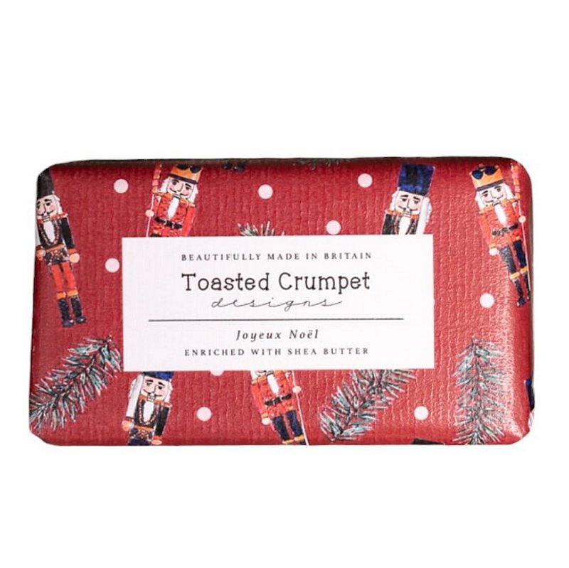 Toasted Crumpet Designs Joyeux Noel Soap 190g SO41 front