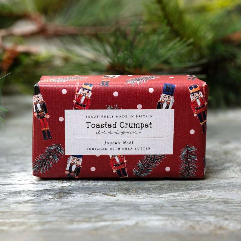 Toasted Crumpet Designs Joyeux Noel Soap 190g SO41 lifestyle