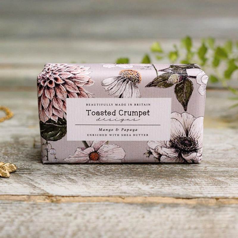 Toasted Crumpet Designs Mango &amp; Papaya Soap SO42 lifestyle