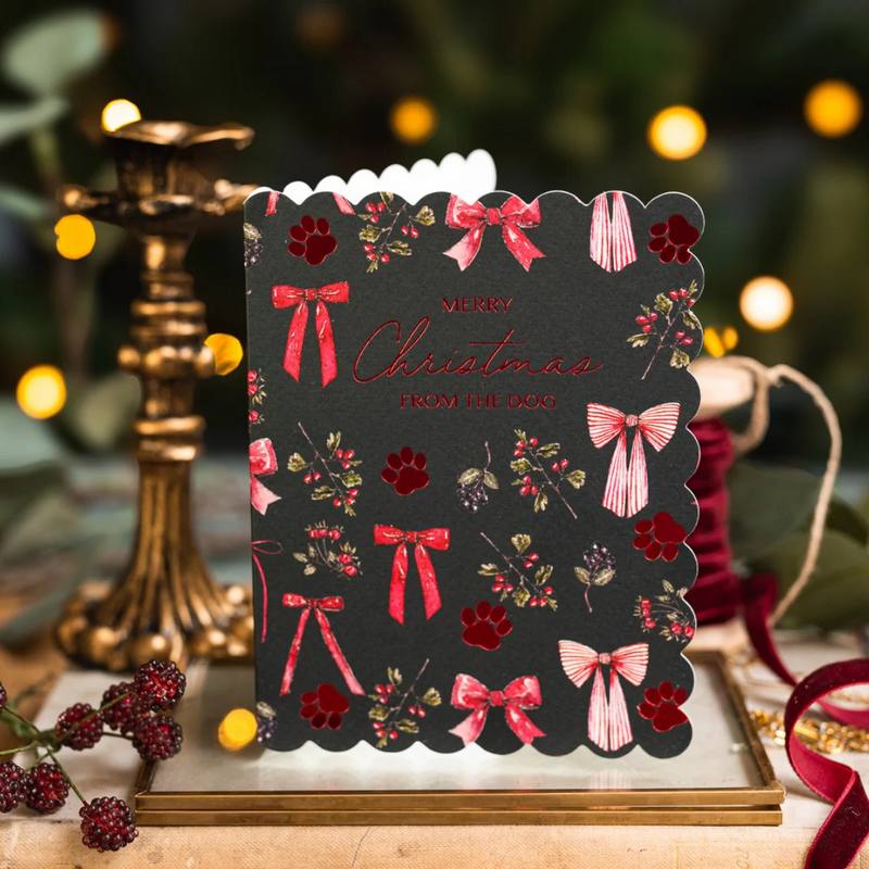 Toasted Crumpet Designs Merry Christmas From The Dog Card BE03 lifestyle