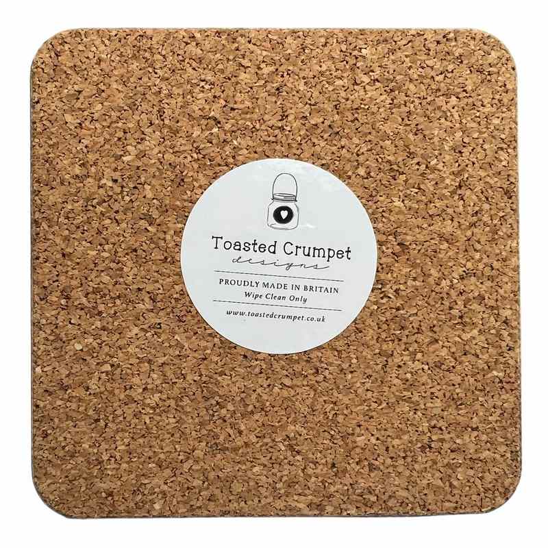 Toasted Crumpet Designs Mulberry Coaster TWC63 rear