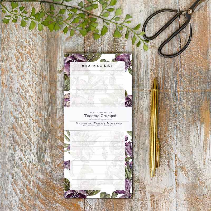 Toasted Crumpet Designs Mulberry Shopping List Pad SPAD52 lifestyle