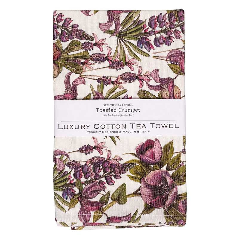 Toasted Crumpet Designs Mulberry Tea Towel LTT54 main