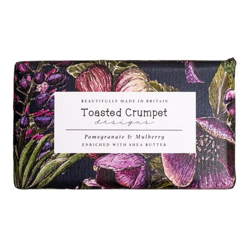 Toasted Crumpet Designs Pomegranate & Mulberry Soap SO30 front