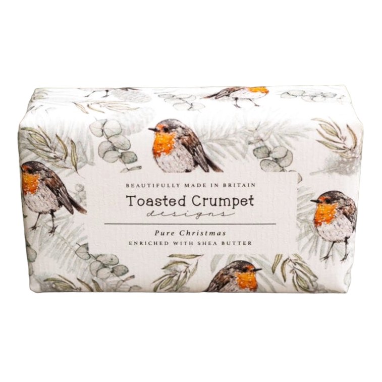 Toasted Crumpet Designs Pure Christmas Soap Bar SO26 top