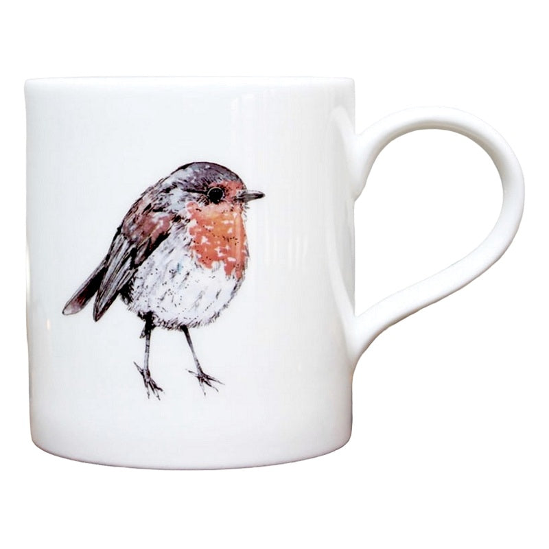Toasted Crumpet Designs Robin Mug Gift Boxed FM07 front