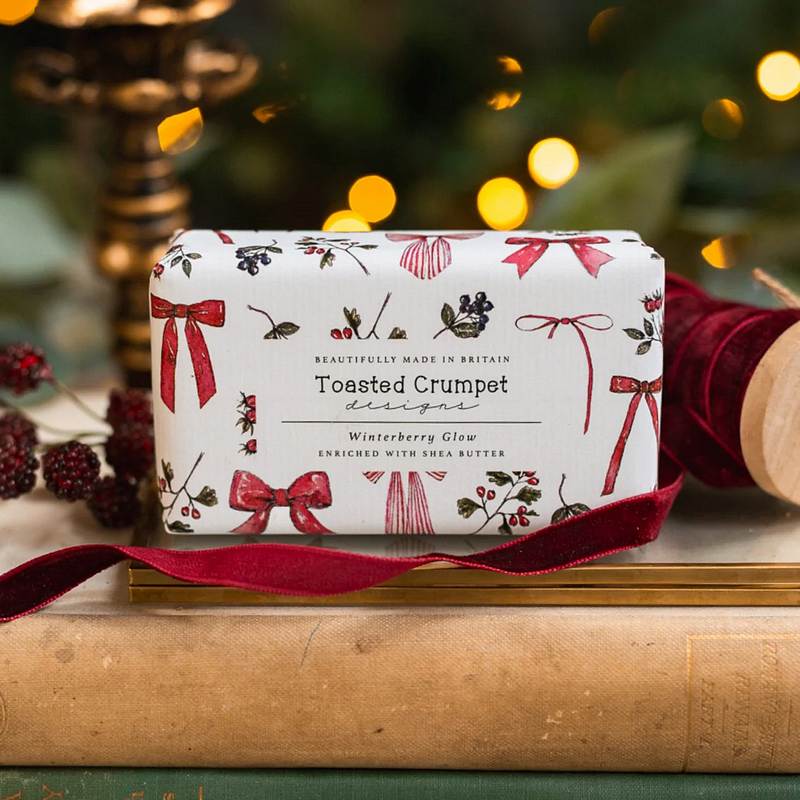 Toasted Crumpet Designs Winterberry Glow Soap SO68 lifestyle