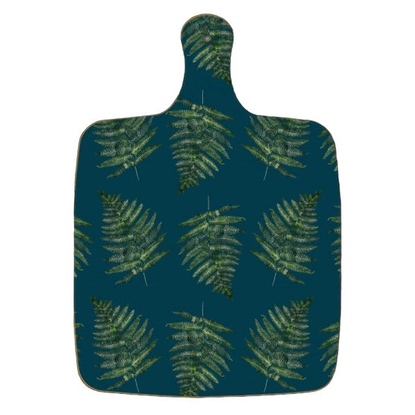 Toasted Crumpet Designs Woodland Fern Large Chopping Board CH33 back
